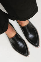 Zofia™ | Mocassin Patchwork Noir